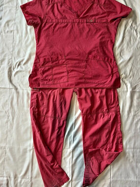 Pink scrubs